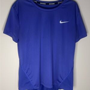 Nike Women's Short Sleeve Top in Royal Blue